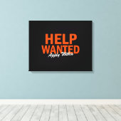 Help Wanted Apply Within Leinwanddruck (Insitu (Holzboden))