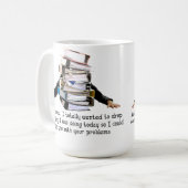 Help With Your Problems Funny Mug Kaffeetasse (Vorderseite Links)