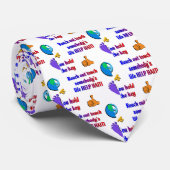 Helping HAITI_ Krawatte (Gerollt)