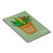 Helping me Grow Teacher Gift Spiral Photo Notebook Notizblock (Rechte Seite)