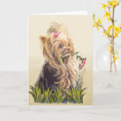 "Helping Momma Garden" Karte (Gelbe Blume)