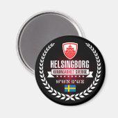 Helsingborg Magnet (Vorderseite/Rückseite)