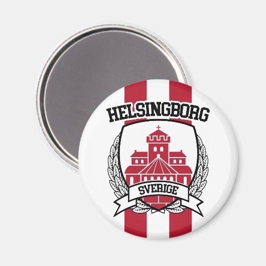Helsingborg Magnet (Vorderseite/Rückseite)