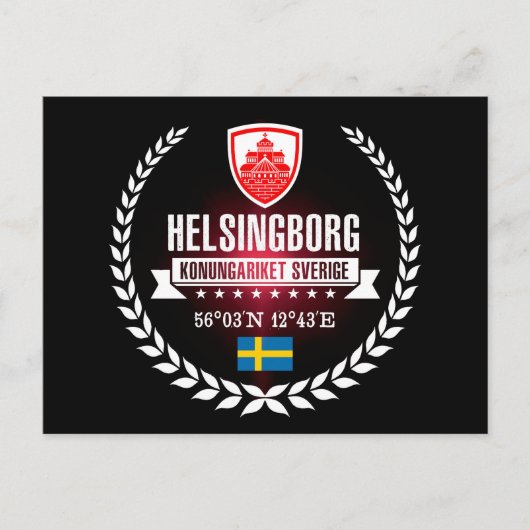 Helsingborg Postkarte (Vorderseite)