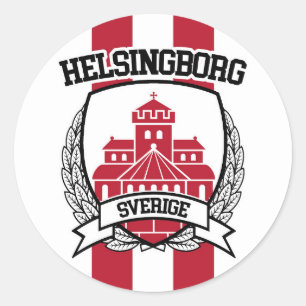 Helsingborg Runder Aufkleber