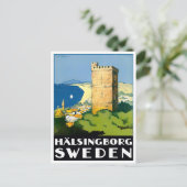 Helsingborg Schweden Jahrgang Reise Postkarte (Stehend Vorderseite)