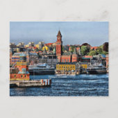 Helsingor, Dänemark cityscape Postkarte (Vorderseite)