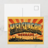 Helsingør Dänemark Kronborg Schloss Postkarte (Vorne/Hinten)