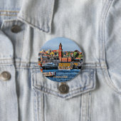 HELSINGOR, DÄNEMARK, Küstenstadt Button (Beispiel)