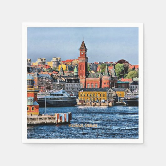 HELSINGOR, DÄNEMARK SERVIETTE (Vorderseite)