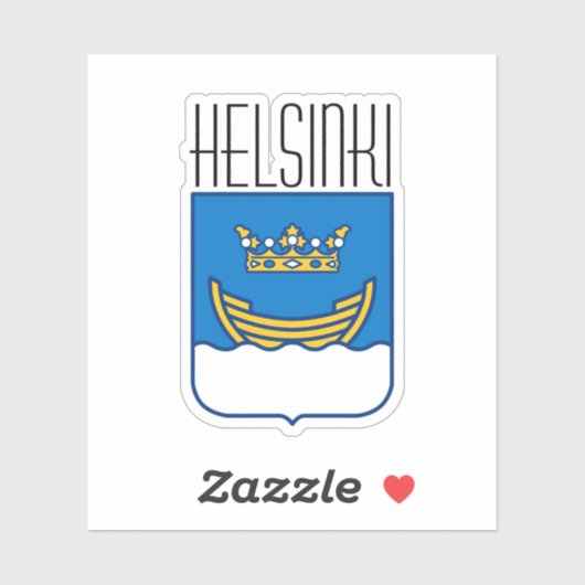 Helsinki Aufkleber (Blatt)