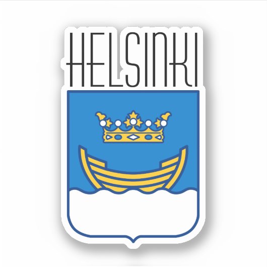 Helsinki Aufkleber (Vorderseite)