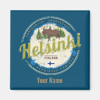 Helsinki Elche Hauptstadt Finnland Vintagen Souven