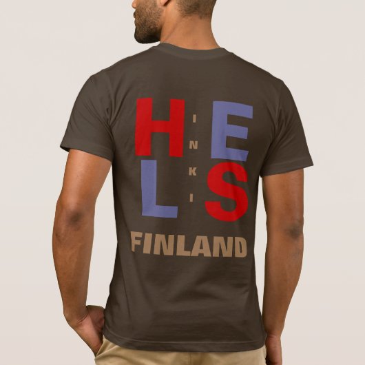 HELSINKI FINLAND T-Shirt (Rückseite)
