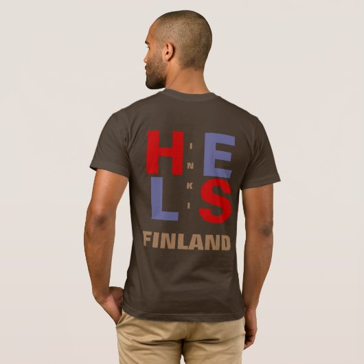 HELSINKI FINLAND T-Shirt (Schwarz voll)