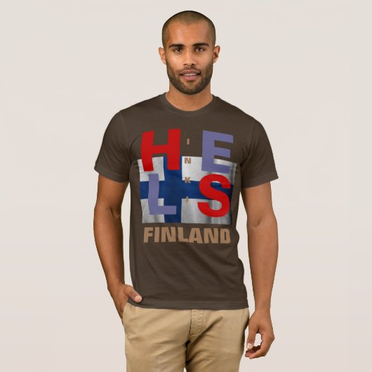HELSINKI FINLAND T-Shirt (Vorne ganz)