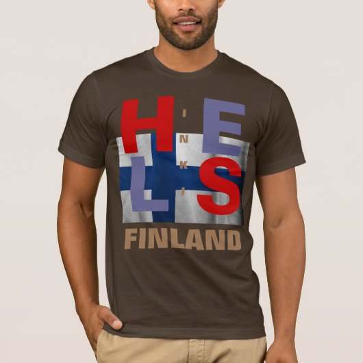 HELSINKI FINLAND T-Shirt (Vorderseite)