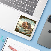 Helsinki Finnland 3 Inch Vinyl Sticker (Laptop mit iPhone)