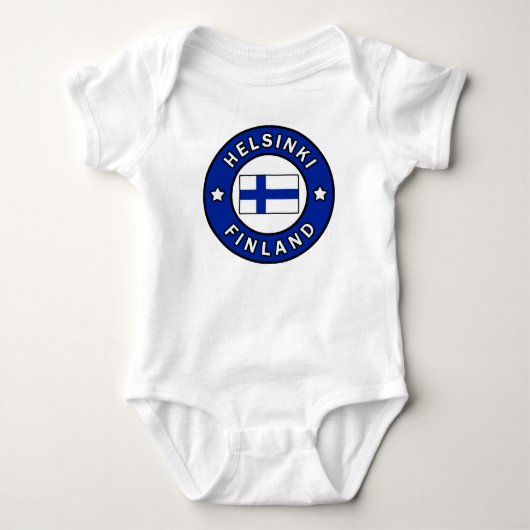 Helsinki Finnland Baby Strampler (Vorderseite)