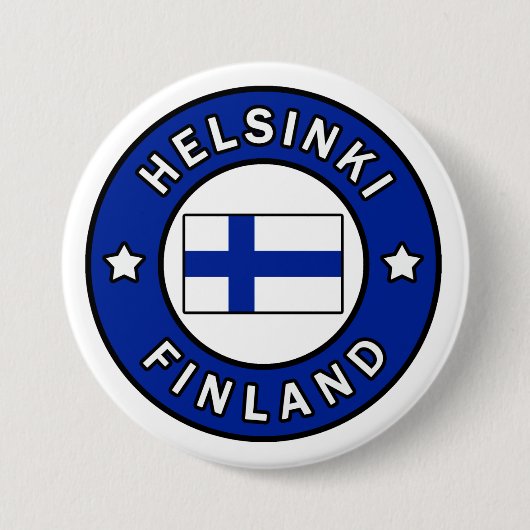 Helsinki Finnland Button (Vorderseite)