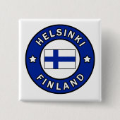 Helsinki Finnland Button (Vorderseite)