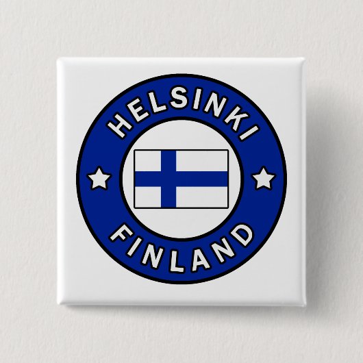 Helsinki Finnland Button (Vorderseite)