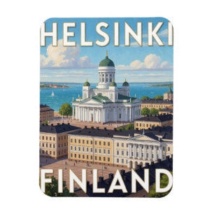 Helsinki Finnland Dom Baltische Reiseszene Magnet