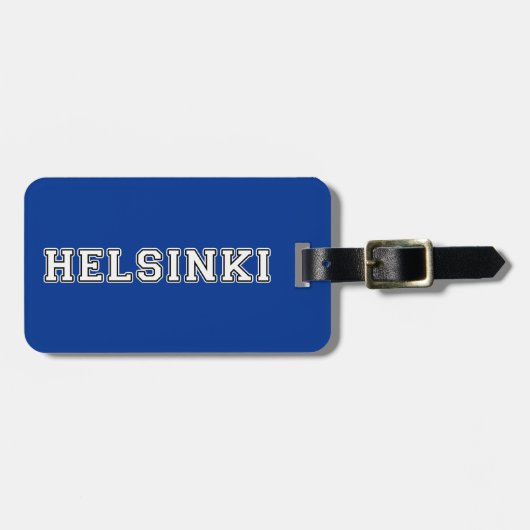 Helsinki Finnland Gepäckanhänger (Vorderseite horizontal)