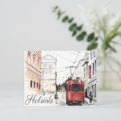 Helsinki Finnland Jahrgang Reise Stadt willkommen Postkarte (Stehend Vorderseite)