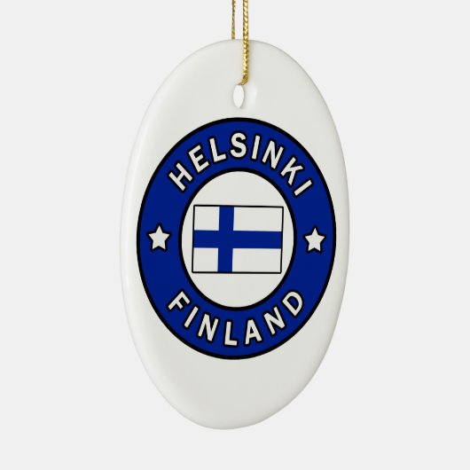 Helsinki Finnland Keramik Ornament (Rechts)