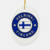 Helsinki Finnland Keramik Ornament (Vorne)