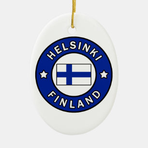 Helsinki Finnland Keramik Ornament