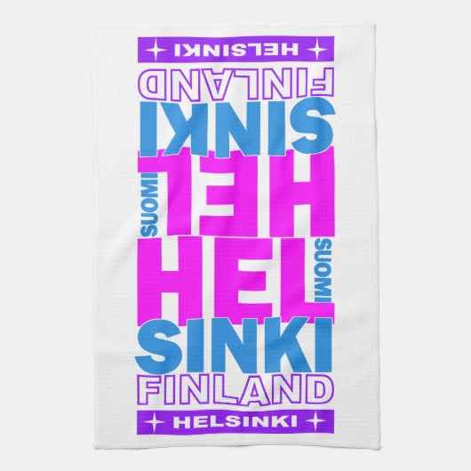 HELSINKI Finnland Küchentücher (Vertikal)
