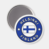 Helsinki Finnland Magnet (Vorderseite/Rückseite)