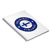 Helsinki Finnland Notizblock (Rechte Seite)