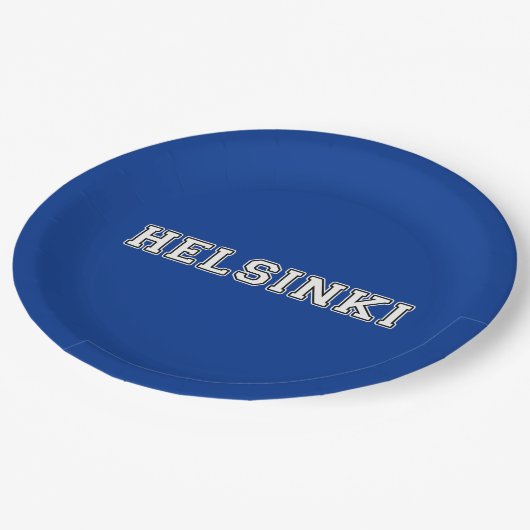 Helsinki Finnland Pappteller (Schrägansicht)