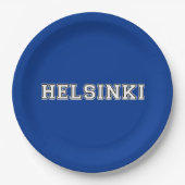 Helsinki Finnland Pappteller (Vorderseite)