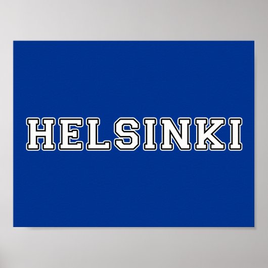 Helsinki Finnland Poster (Vorne)