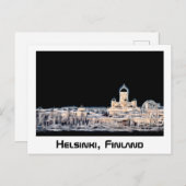 Helsinki, Finnland, Postkarte (Vorne/Hinten)