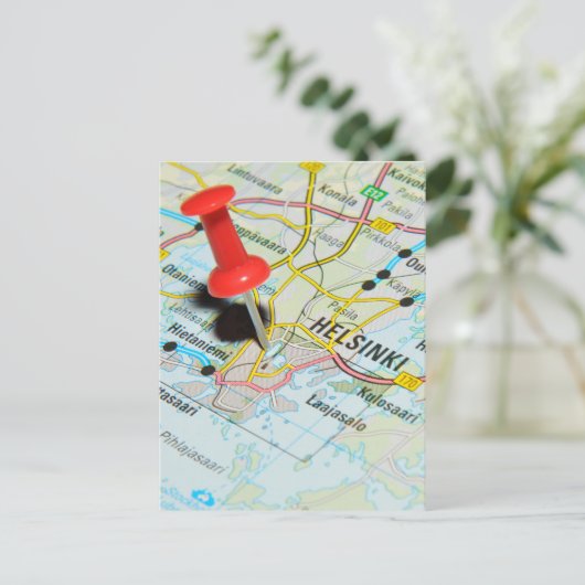 Helsinki, Finnland Postkarte (Stehend Vorderseite)
