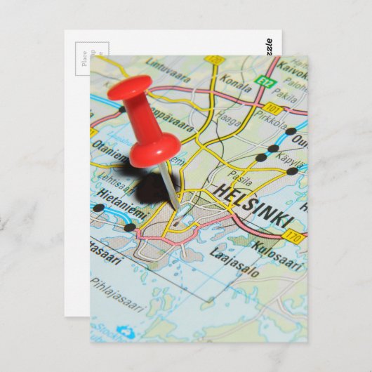 Helsinki, Finnland Postkarte (Vorne/Hinten)