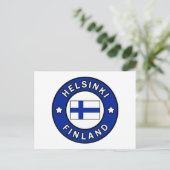 Helsinki Finnland Postkarte (Stehend Vorderseite)