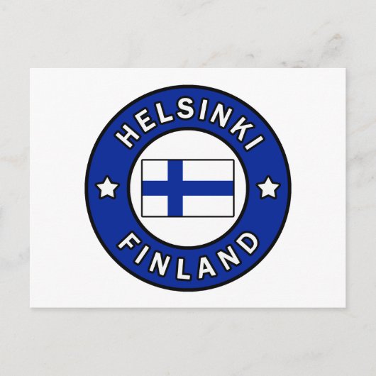 Helsinki Finnland Postkarte (Vorderseite)