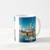 Helsinki Finnland Reise Kaffeetasse (VorderseiteRechts)