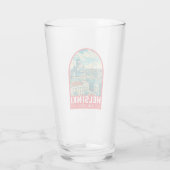 Helsinki Finnland Reise Kunst Emblem Glas (Rückseite)