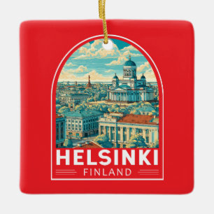 Helsinki Finnland Reise Kunst Emblem Keramikornament