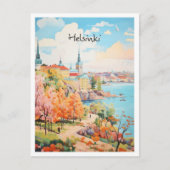 Helsinki Finnland Reise Kunst  Postkarte (Vorderseite)