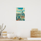 Helsinki Finnland Reise Kunst Vintage Poster (Küche)