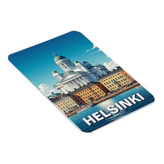 Helsinki Finnland Reise Magnet (Rechte Seite)