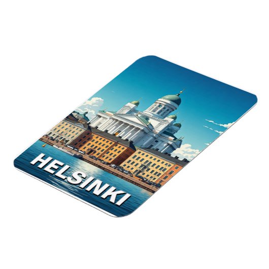Helsinki Finnland Reise Magnet (Linke Seite)